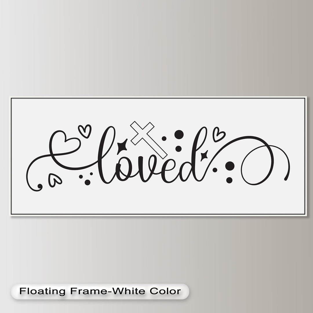 You Are Loved – Christian Bible Verse Oil Painting