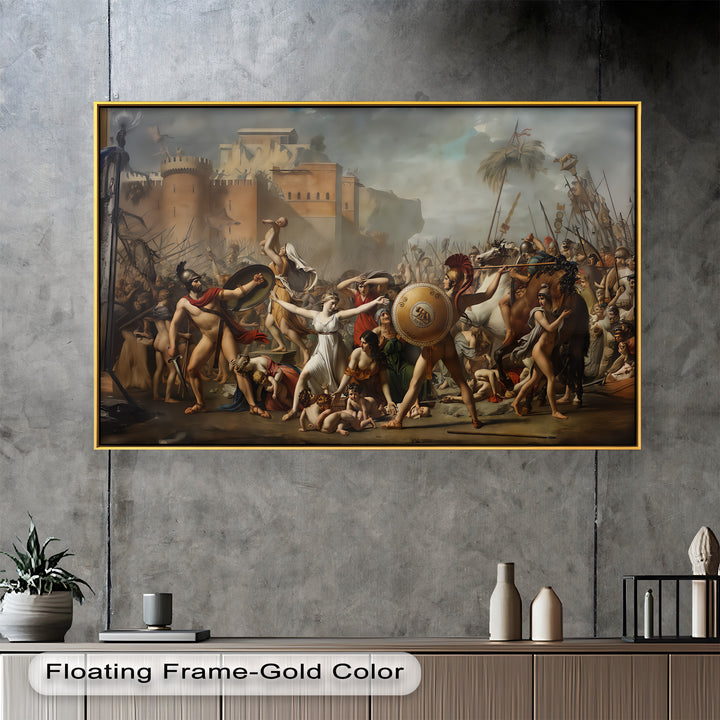 The Sabine Women Intervene – Classicism Oil Painting