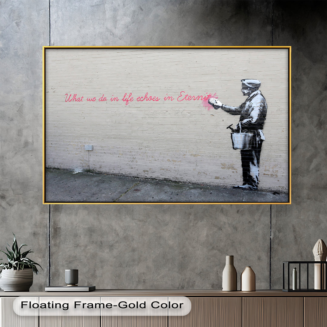 Echoes in Eternity – Banksy Oil Painting