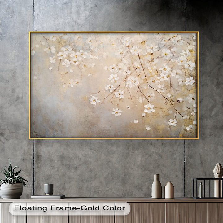 Delicate Blossom Branch – Floral Oil Paintings