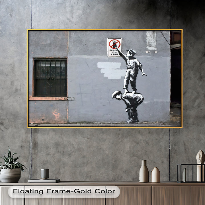 Climb for Expression – Banksy Oil Painting