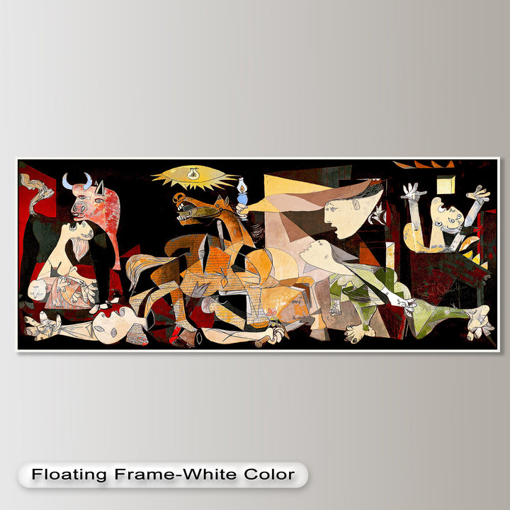 Fragmented Reflection – Abstract Portrait Picasso Oil Painting