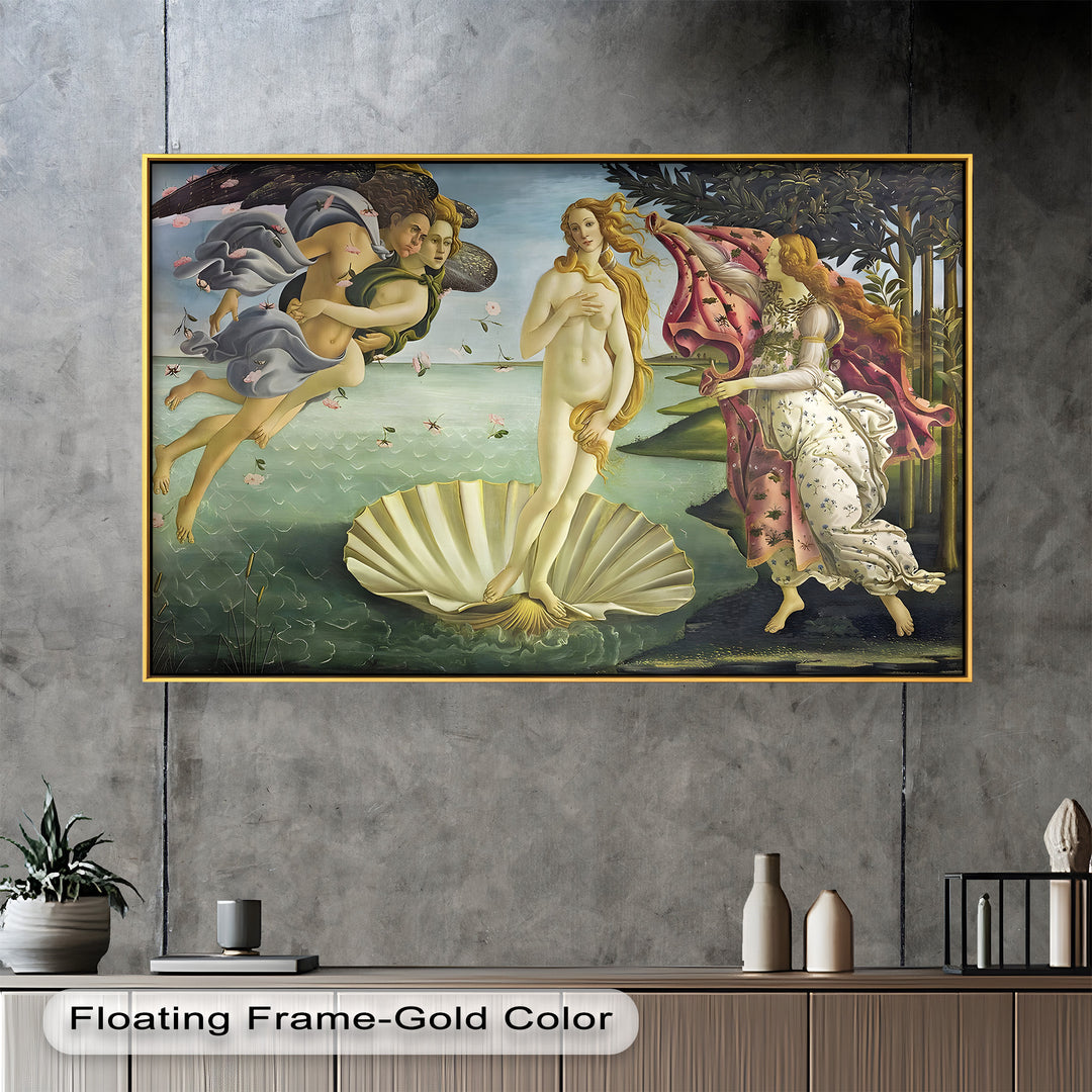 The Birth of Venus – Renaissance Nude Oil Painting