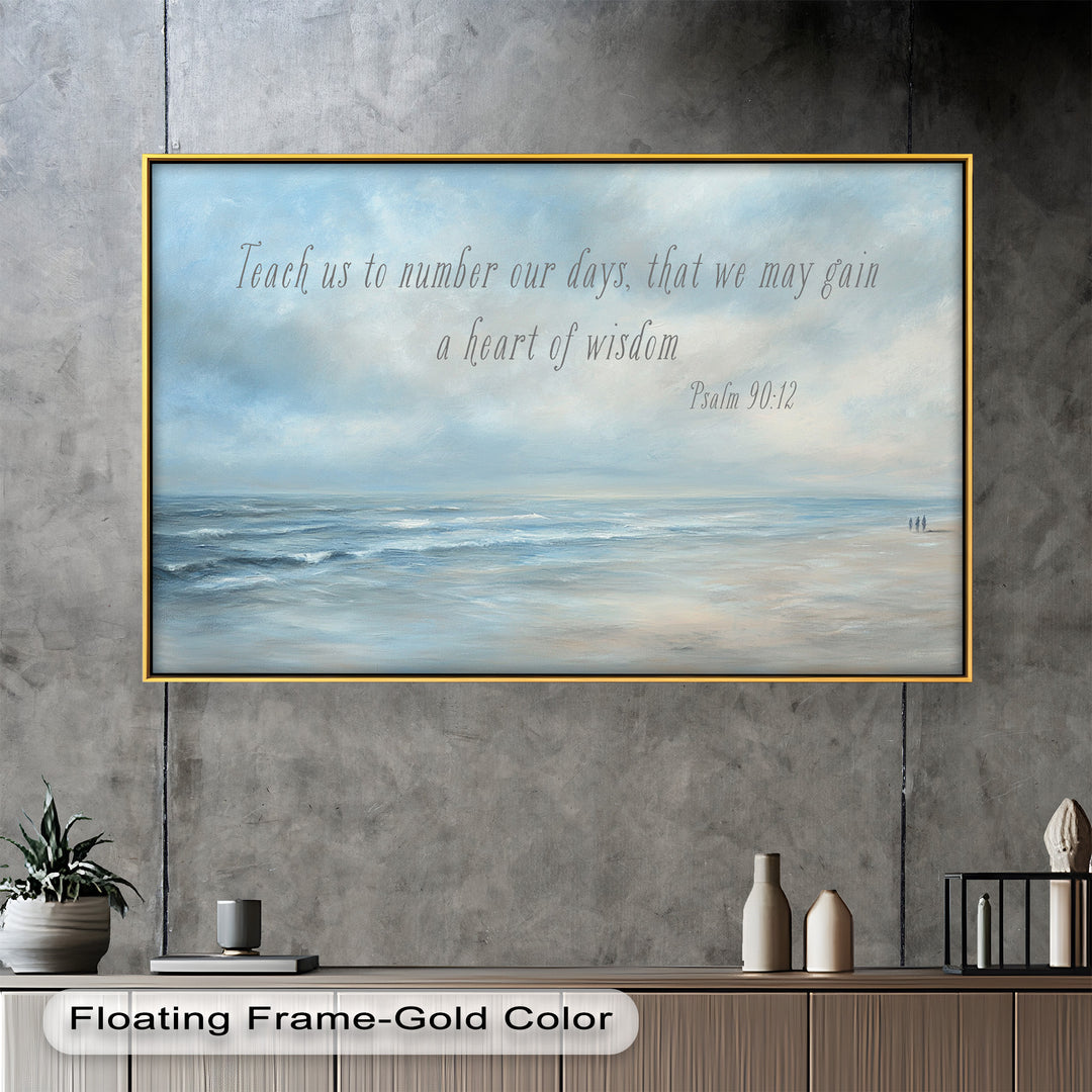 Eternal Perspective – Scripture-Inspired Coastal Painting
