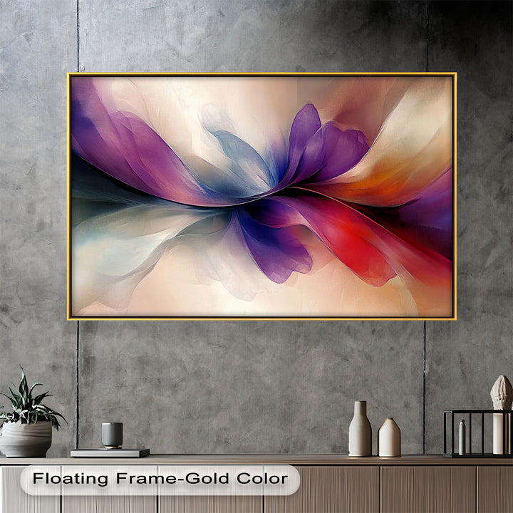 Abstract Floral Flow – Colorful Modern Oil Painting