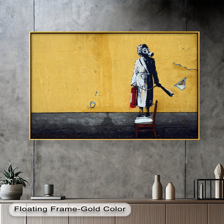 Domestic Rebellion – Banksy Oil Painting