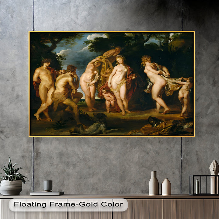 The Judgment of Paris – Mythological Renaissance Oil Painting