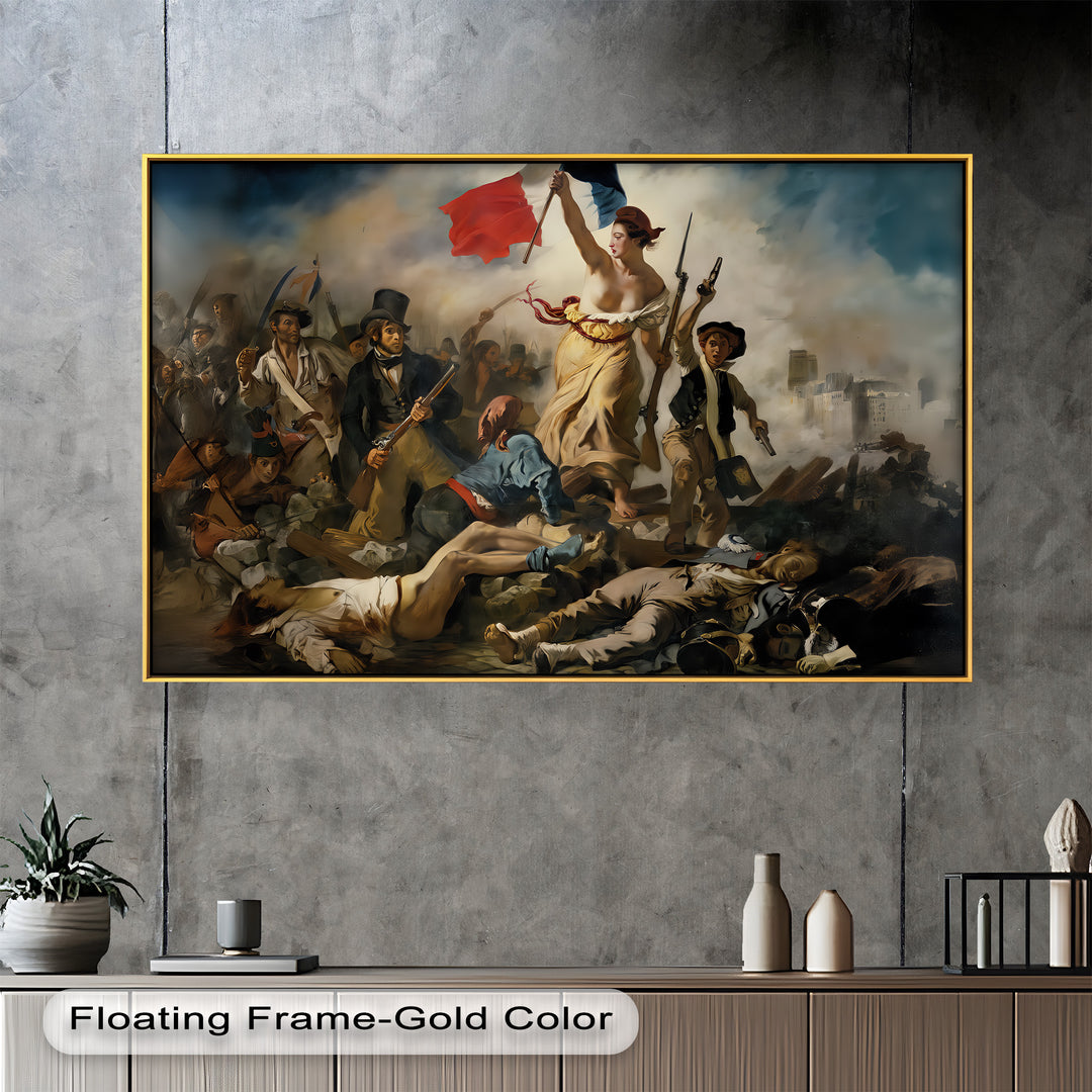 Liberty Leading the People – Classicism Oil Painting
