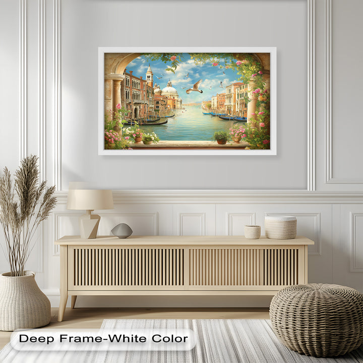 Venice Seaside – Stunning Italian Oil Painting