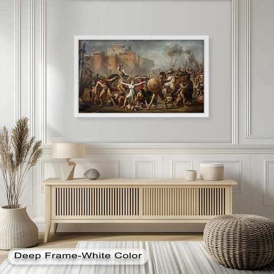 The Sabine Women Intervene – Classicism Oil Painting - MyPhotoStation