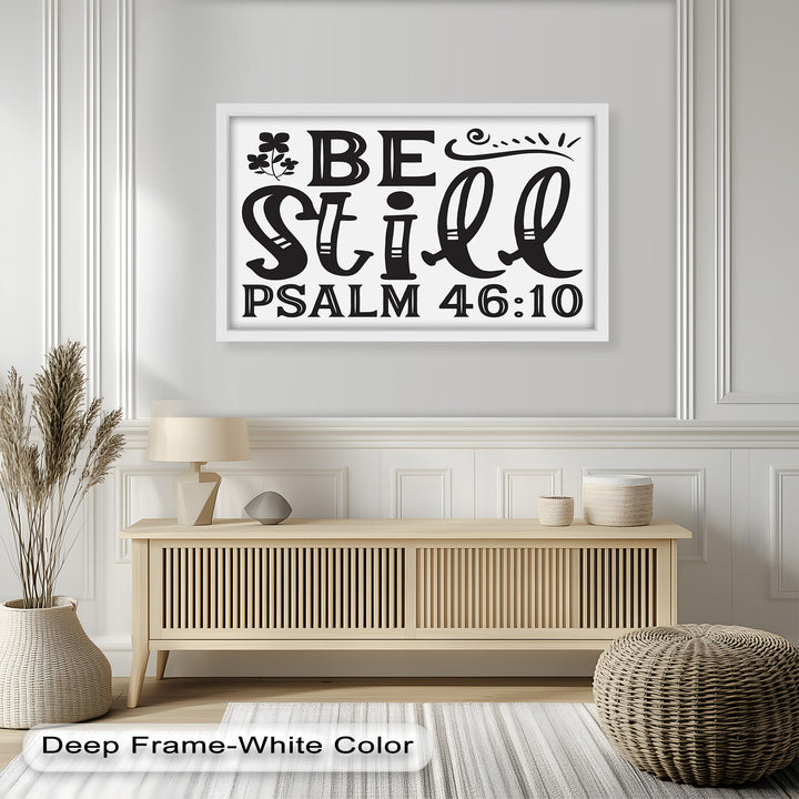 Sei still – Psalm 46:10 Bibel Bibel Ölgemälde