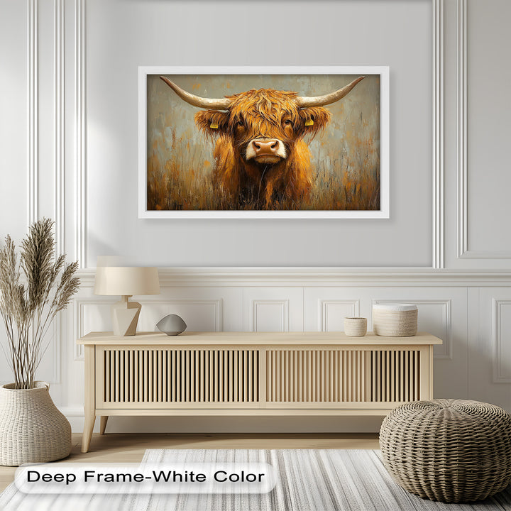 Highland Cow – Animal Oil Painting