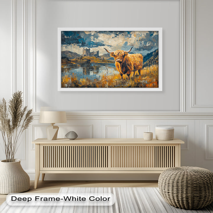 Highland Majesty – Rustic Oil Painting