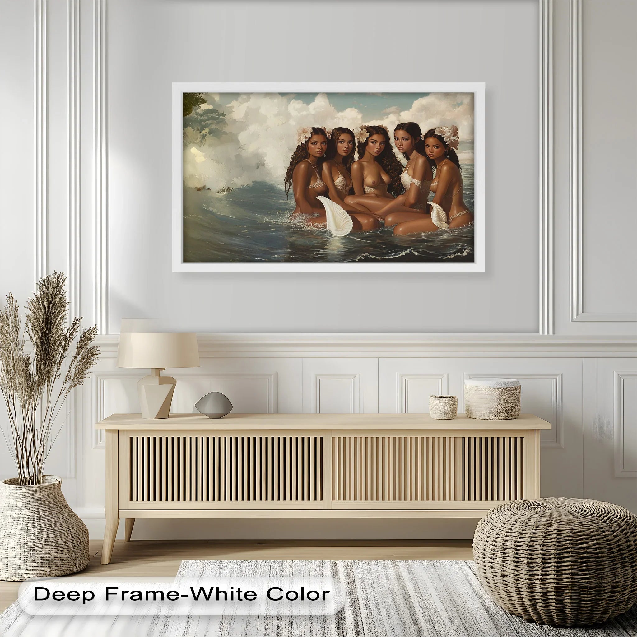 Daughters of the Tide – Mythical Sirens in a Renaissance Oil Painting ...