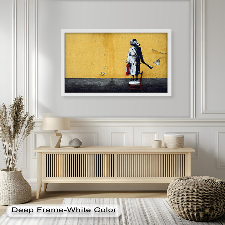 Domestic Rebellion – Banksy Oil Painting