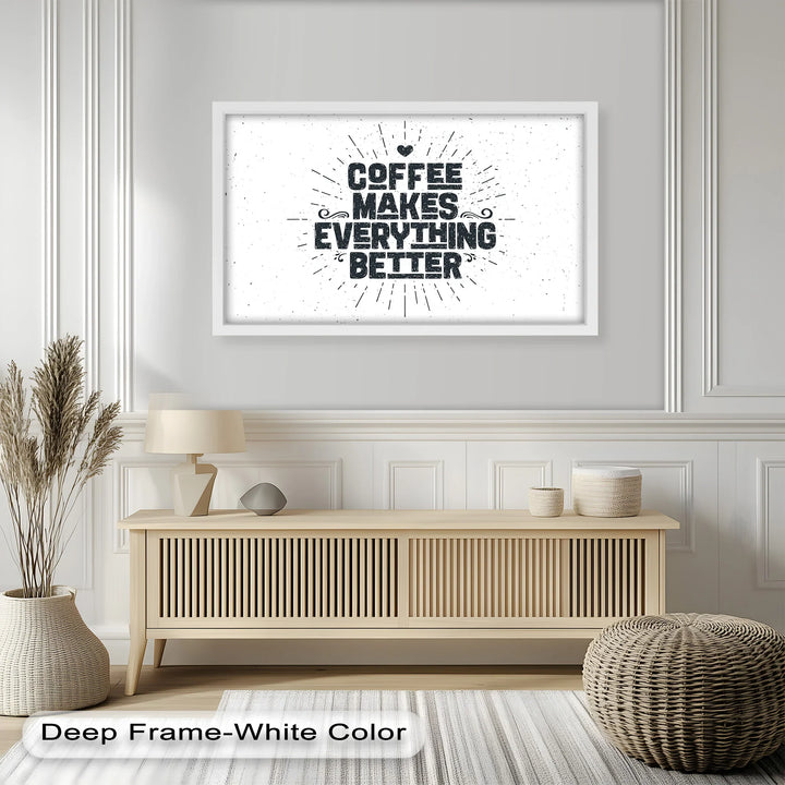 Coffee Makes Everything Better – Modern Oil Paintings - MyPhotoStation
