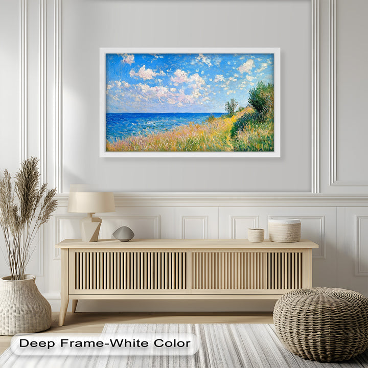 Seaside Landscape Impressionist - Modern Oil Painting