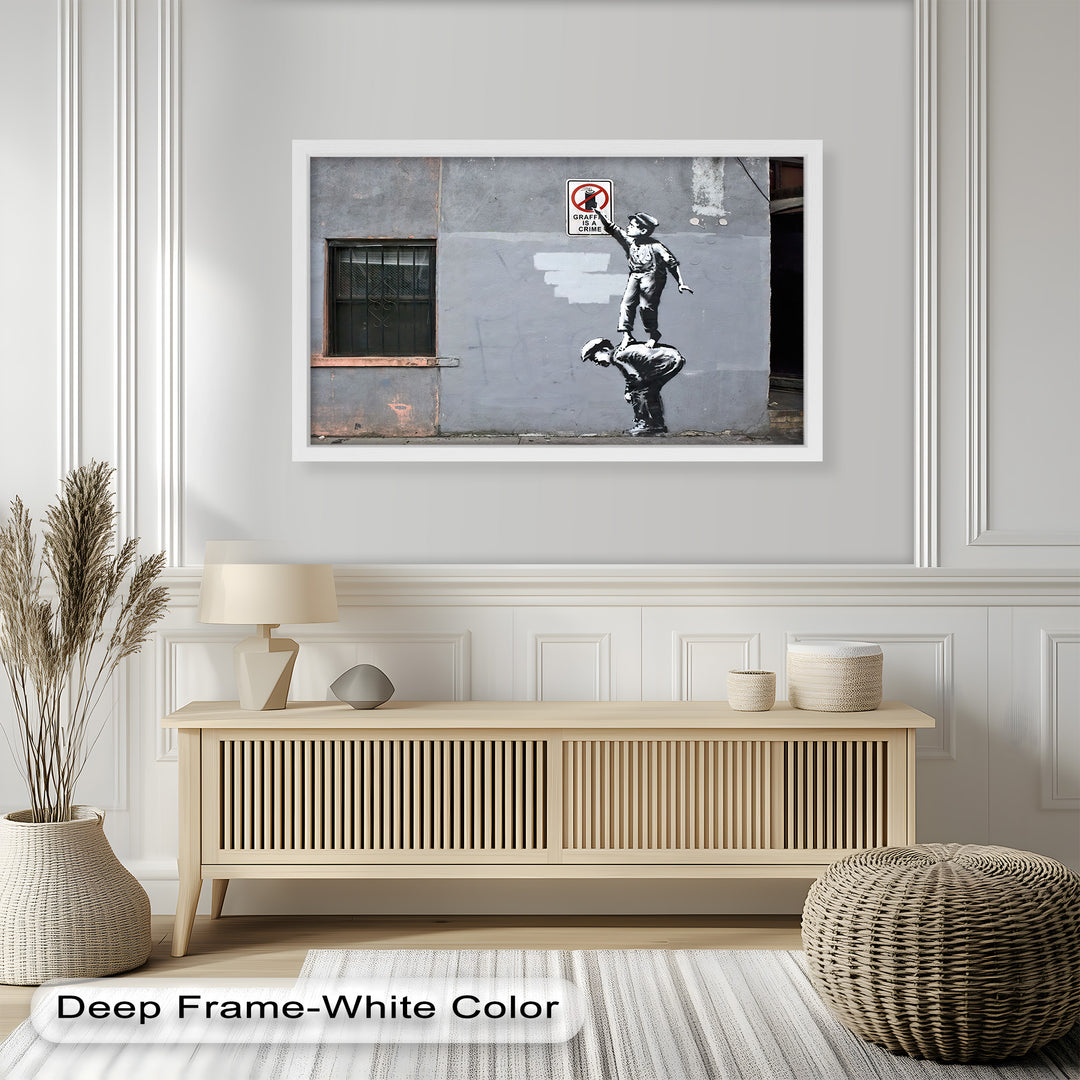 Climb for Expression – Banksy Oil Painting