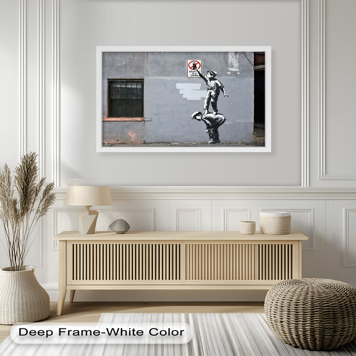 Climb for Expression – Banksy Oil Painting