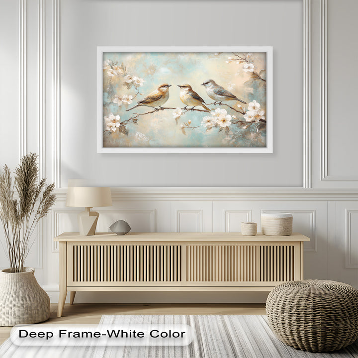 Springtime Songbirds – Animal Oil Painting