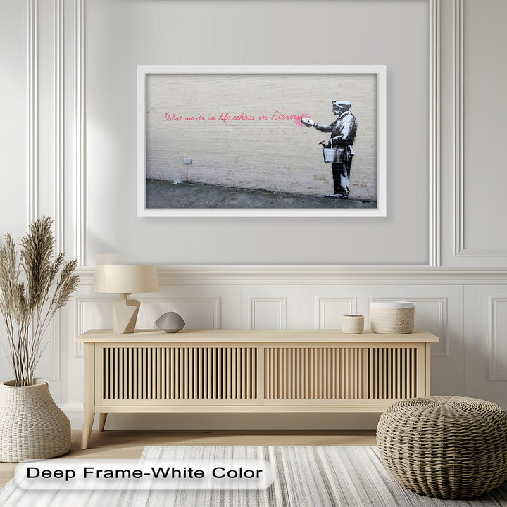 Echoes in Eternity – Banksy Oil Painting