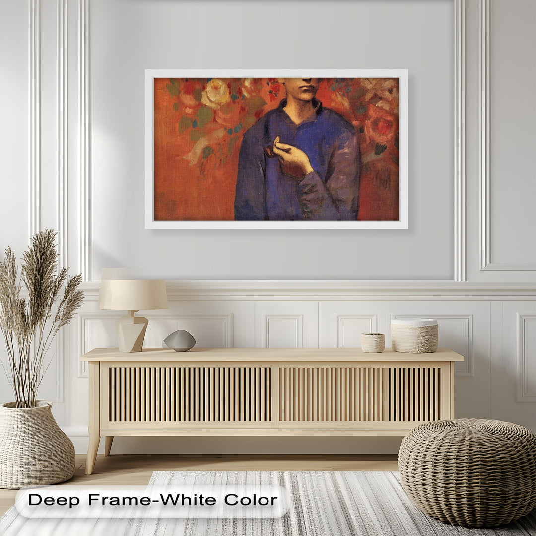 Picasso’s Rose Period-Young Man with Pipe Oil Painting