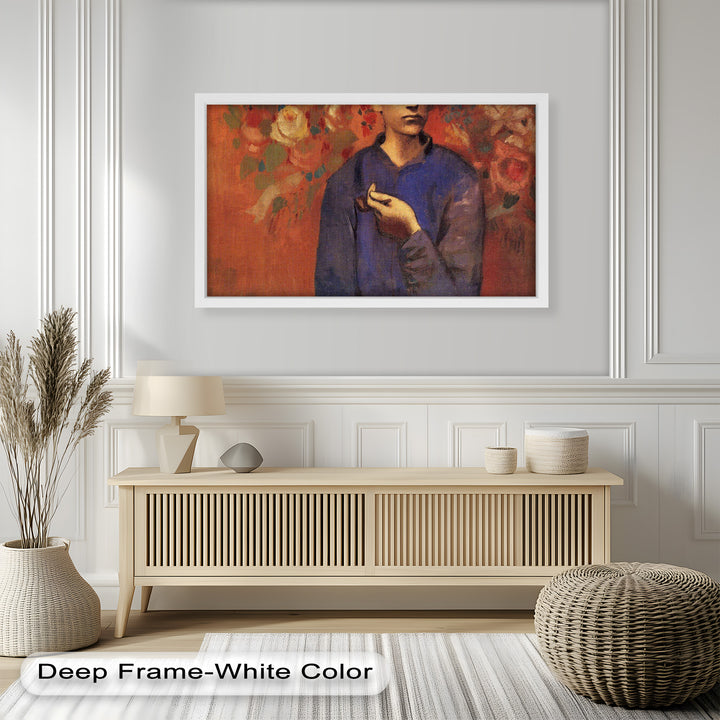 Picasso’s Rose Period-Young Man with Pipe Oil Painting
