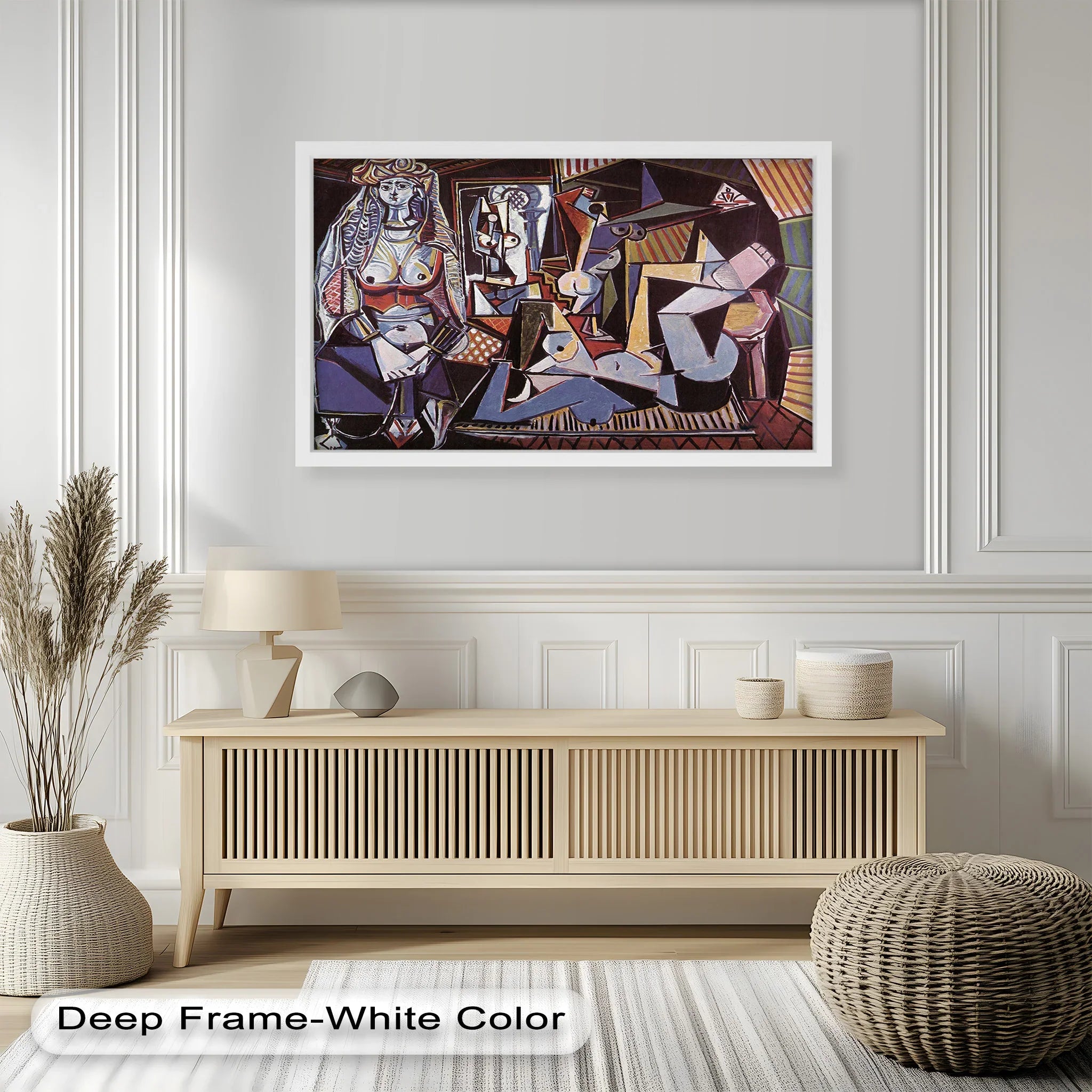 Les Femmes d'Alger by Picasso – Famous Cubist Oil Painting