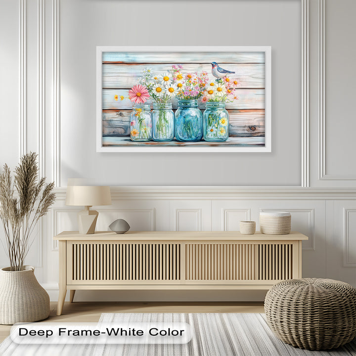 Flower Jars – Modern Oil Painting