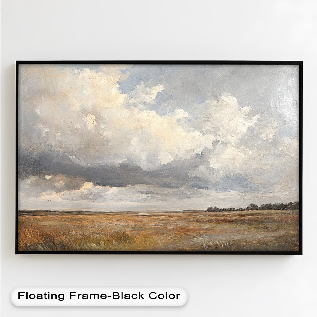 Prairie Horizon – Vintage Oil Painting