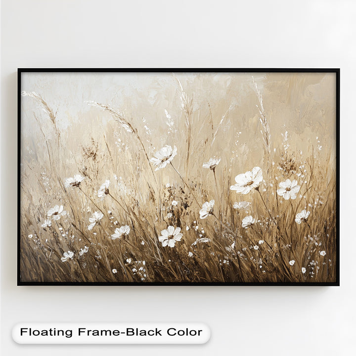 Whispers of Wheat – Floral Oil Painting