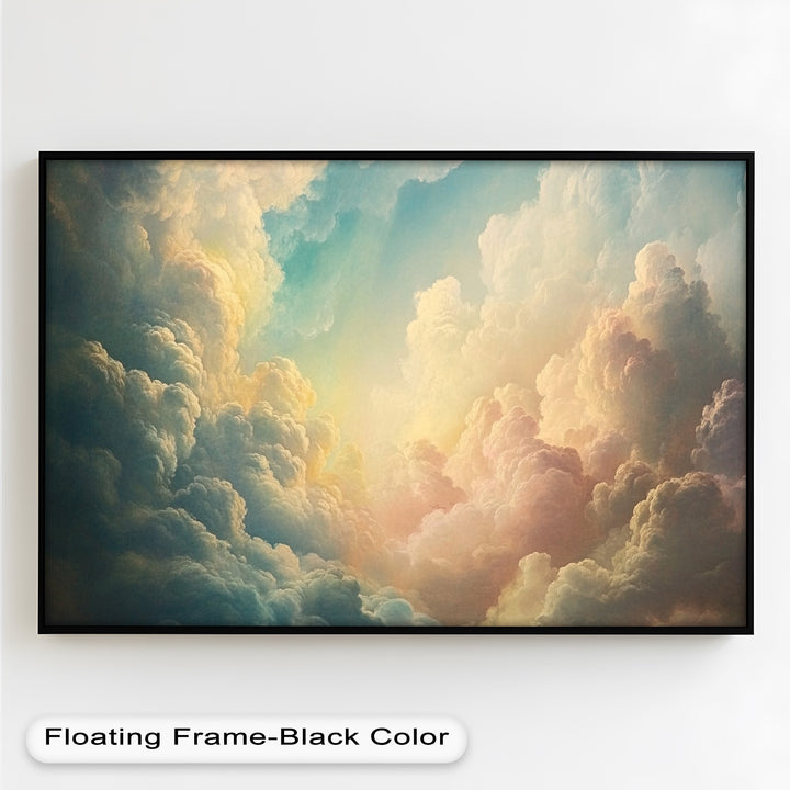 Heavenly Sky Glow – Modern Oil Painting