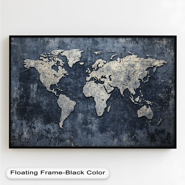 World Map – Modern Oil Paintings