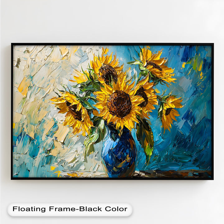 Sunflower Bouquet – Botanical Oil Painting