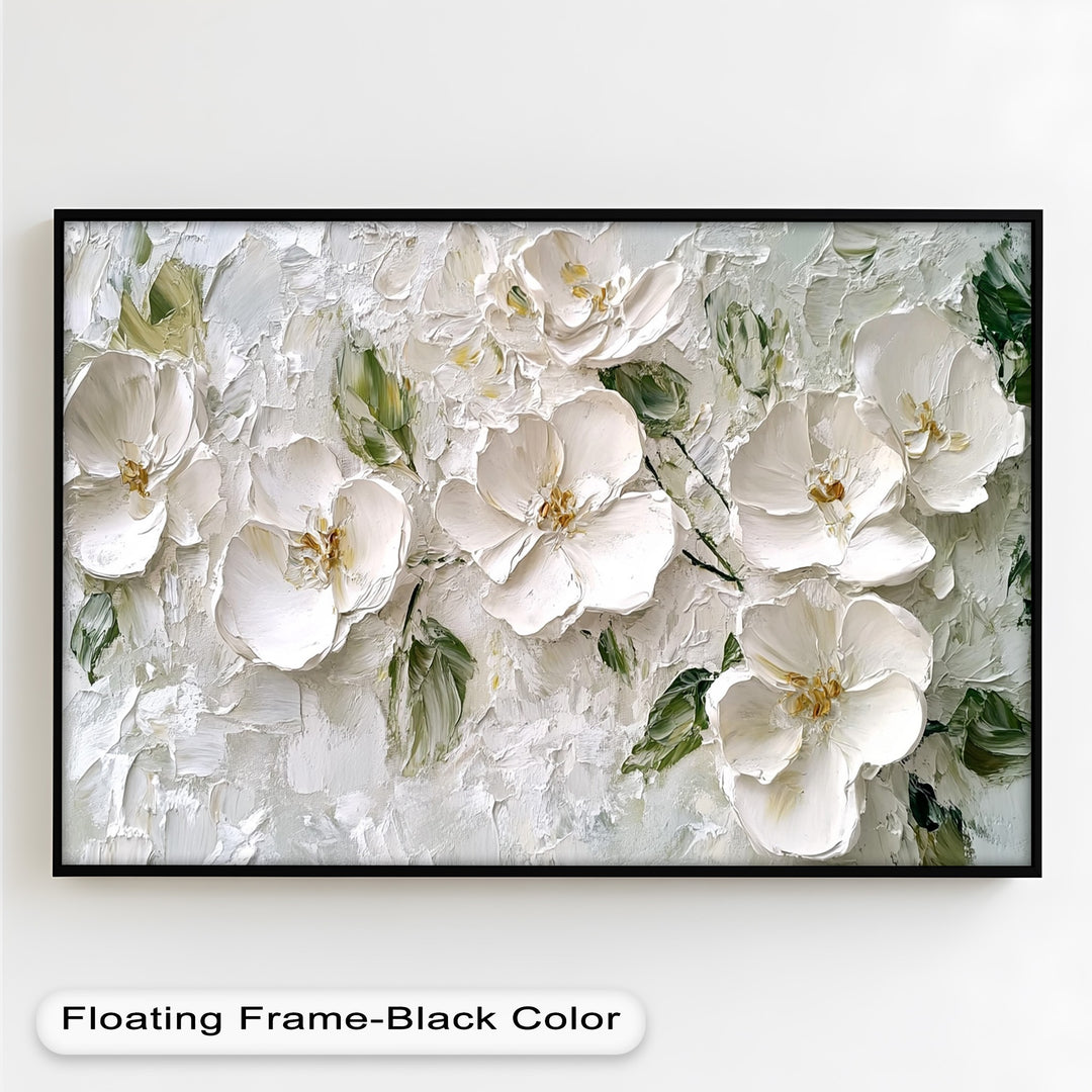 White Flower – Botanical Oil Paintings