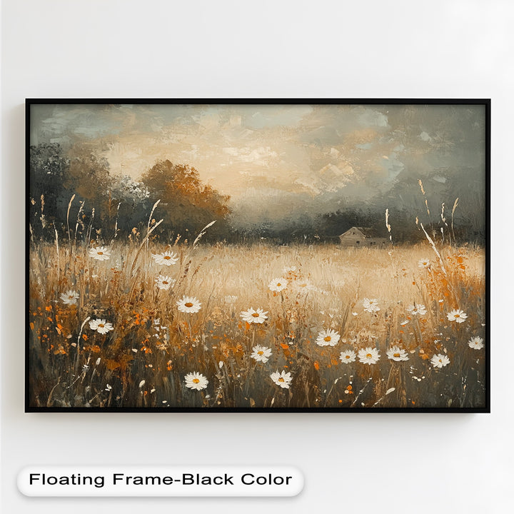 Golden Meadow – Wildflower Oil Painting