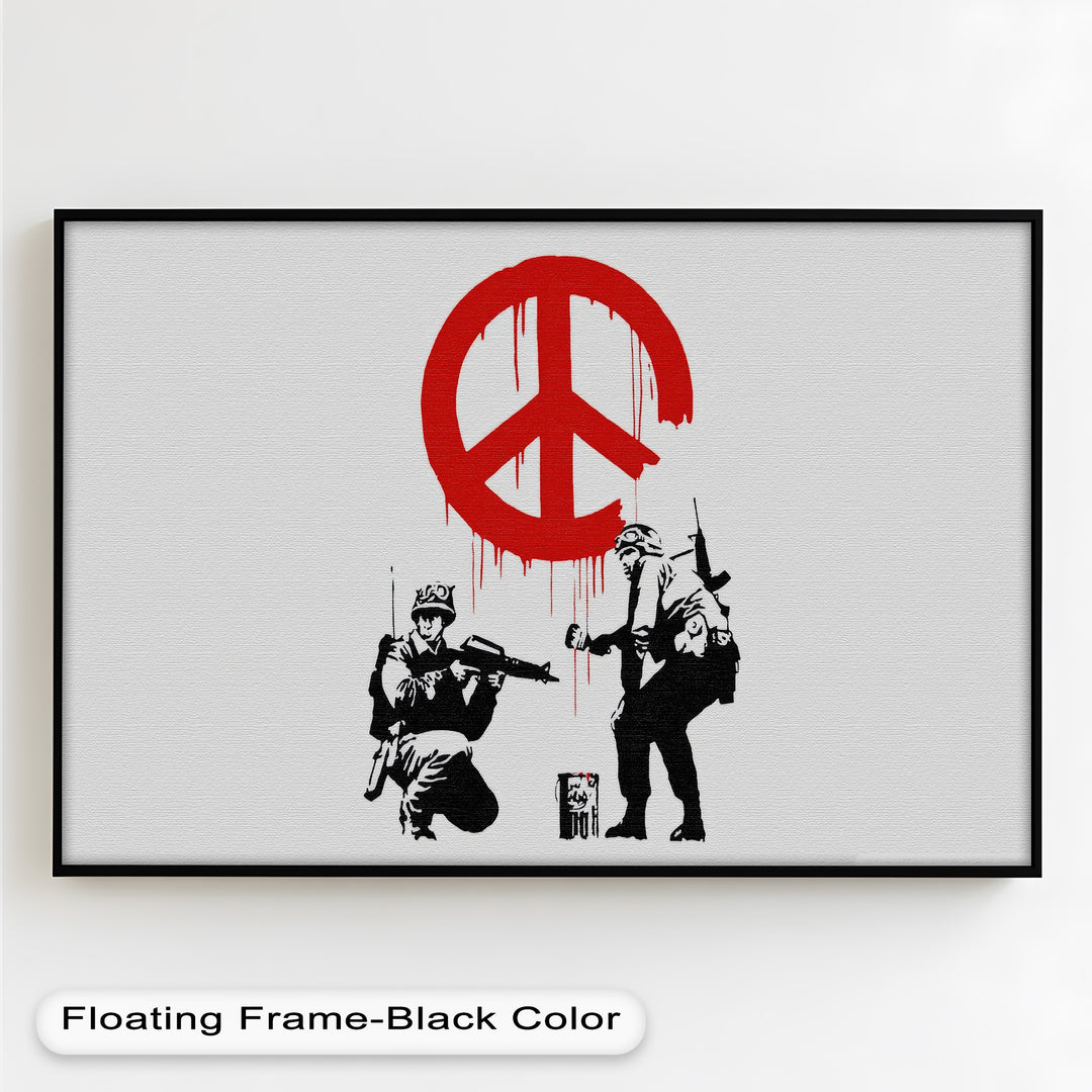 Peace Spray – Banksy Oil Painting