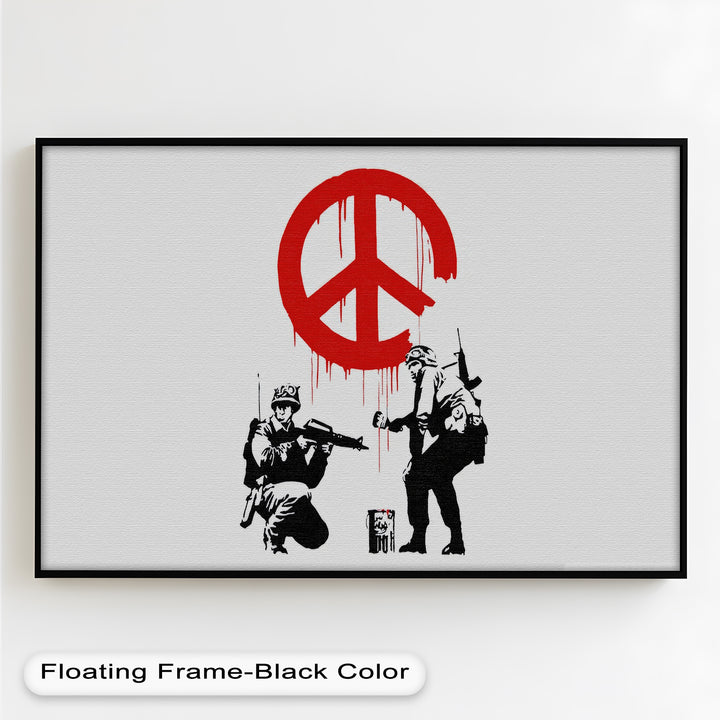 Peace Spray – Banksy Oil Painting