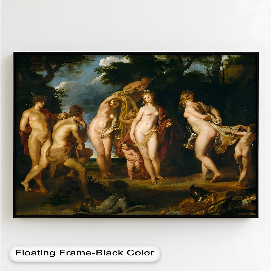 The Judgment of Paris – Mythological Renaissance Oil Painting
