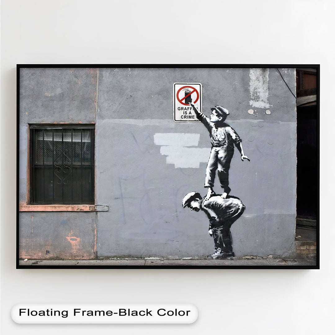Climb for Expression – Banksy Oil Painting