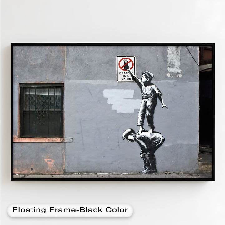 Climb for Expression – Banksy Oil Painting