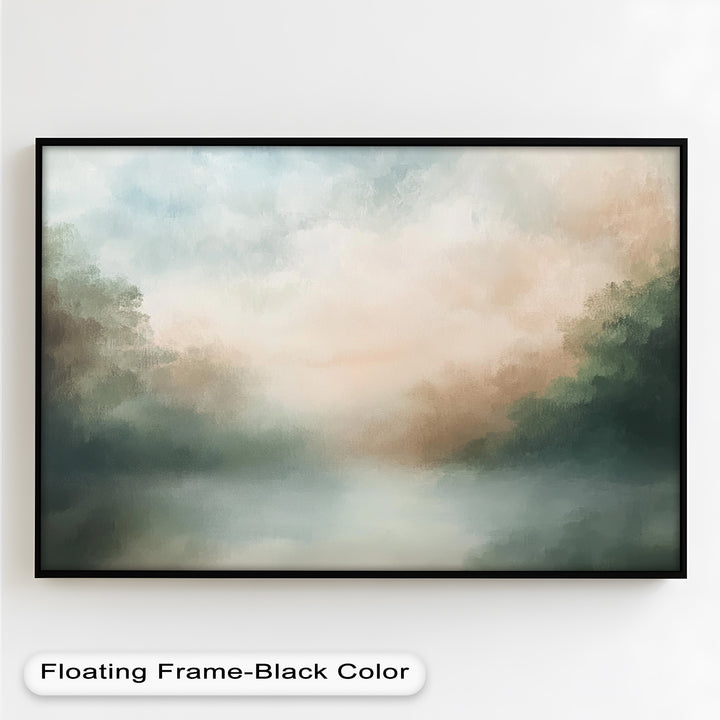Seastorm Modern Art – Gerahmtes Ölgemälde
