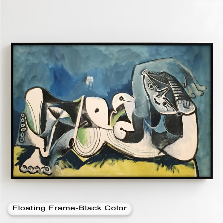 Reclining Abstraction – Picasso Nude Oil Painting