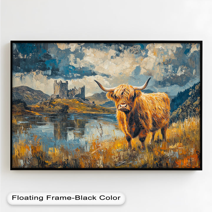 Highland Majesty – Rustic Oil Painting