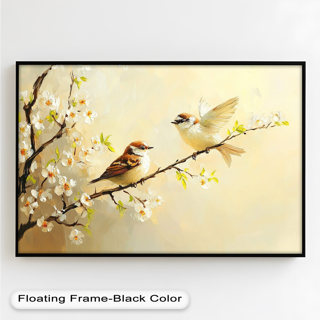 Spring Conversation – Animal Oil Painting