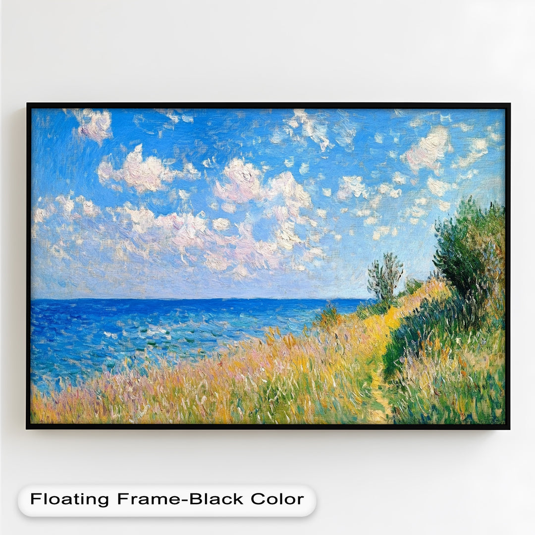 Seaside Landscape Impressionist - Modern Oil Painting