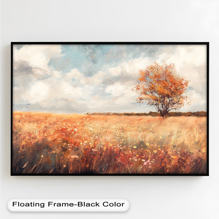 Vintage Autumn Fall – Landscape Oil Painting