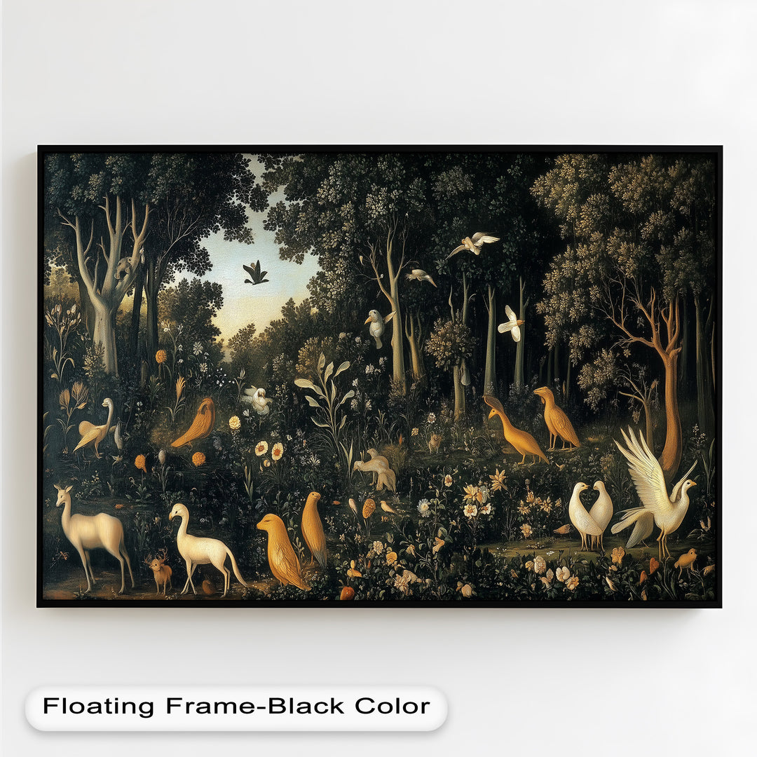 Garden of Grace – Birds Oil Painting