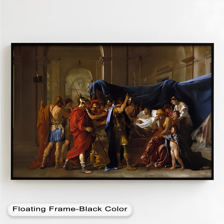 Farewell to the Hero – Classicism Oil Painting