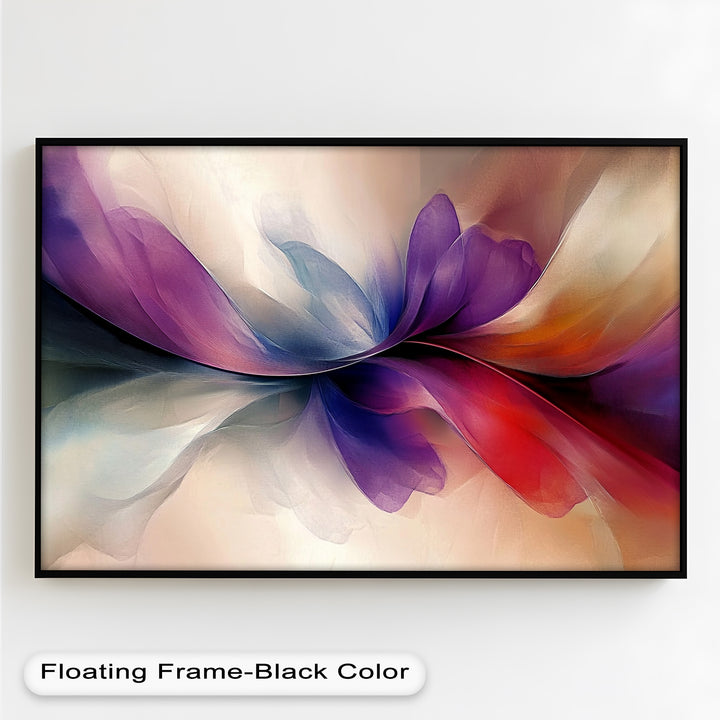 Abstract Floral Flow – Colorful Modern Oil Painting